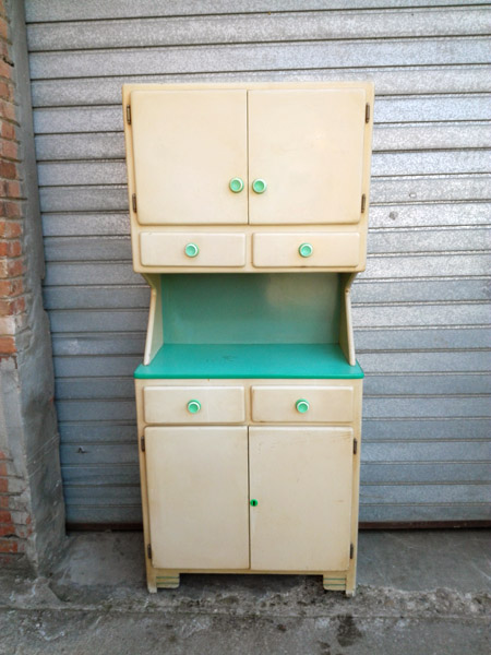 mueble cajonera estanteria cocina madera manetas plastico 183.5x81x40 1u